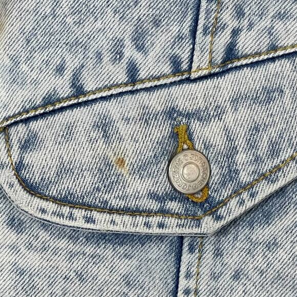 Vintage Jordache Denim Vest Women's Size M Western Embroidered Cottage Patch - Picture 3 of 9